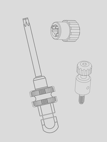 prosthectic components for the REX PiezoImplant clinical protocol
