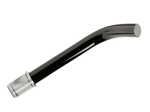 black optical fiber with metal click-clack connection, (Ø 8 mm) 