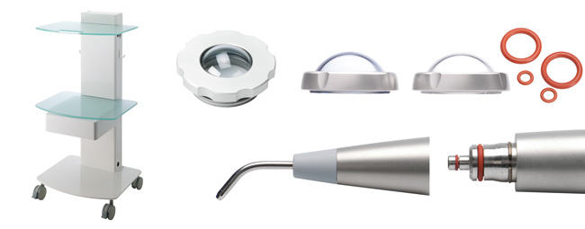 overview about some airpolishing accessories for mectron airpolishing units