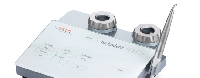 mectron air-polsihing unit turbodent touch